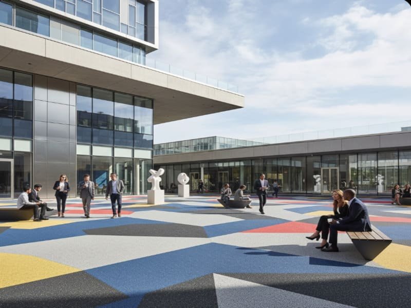 Grande plano de grânulos de EPDM com claridade de aglutinante alifático